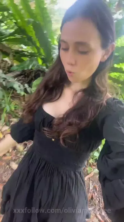 black girly dress on by oliviamonroee