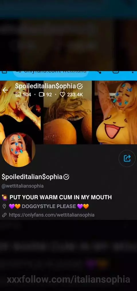 🙋‍♀️👉🙈...⬇️...💦 𝙊𝙉𝙇𝙔𝙁𝘼𝙉𝙎

https://onlyfans.com/wettitalianso... by italiansophia