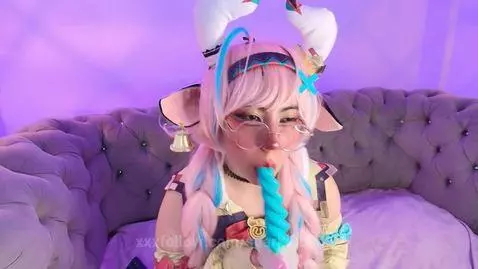 Varesa likes to suck her unicorn ฅ^>⩊<^ ฅ by sparklebunny