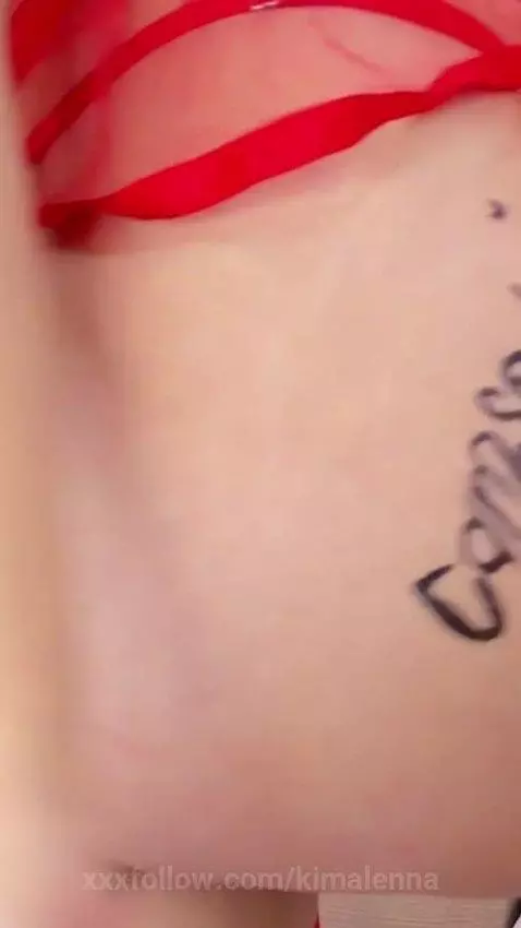 Red color drives me #horny 🔥 Follow me NOW! by kimalenna