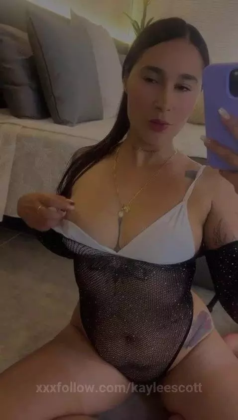 Nice that you were behind the mirror watching me! 🌷🌸🎀 by kayleescott