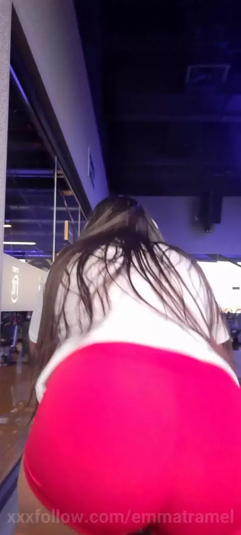 Oops! Looks like someone's spying on me at the gym. Do you w... by emmatramel