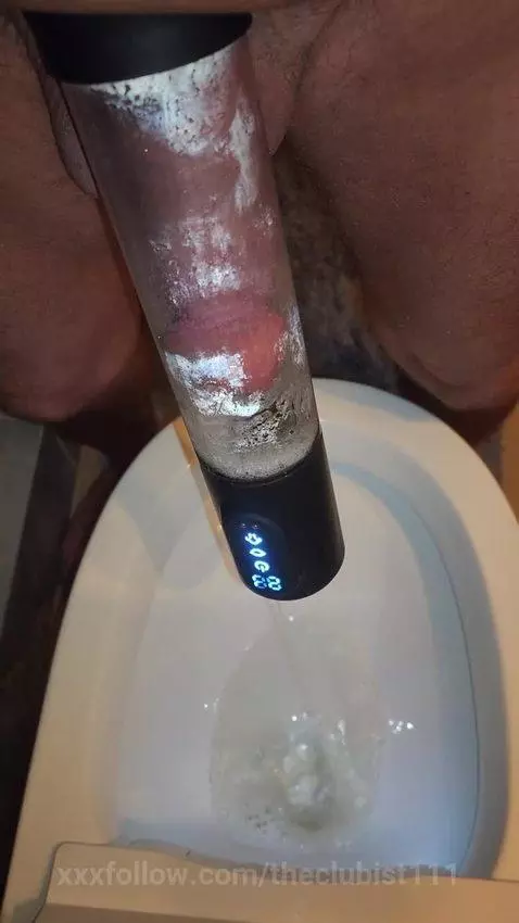 peeing in cock pump by theclubist111