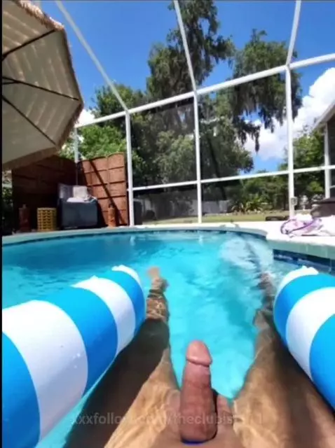 Hard cock in pool! by theclubist111