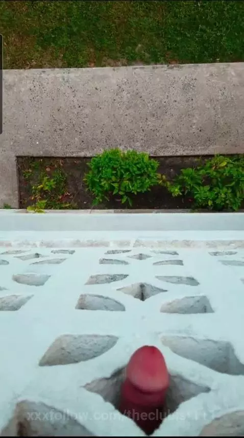 cock through wall in public! by theclubist111