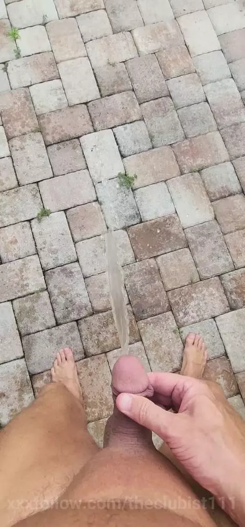 Walking pee outside! by theclubist111