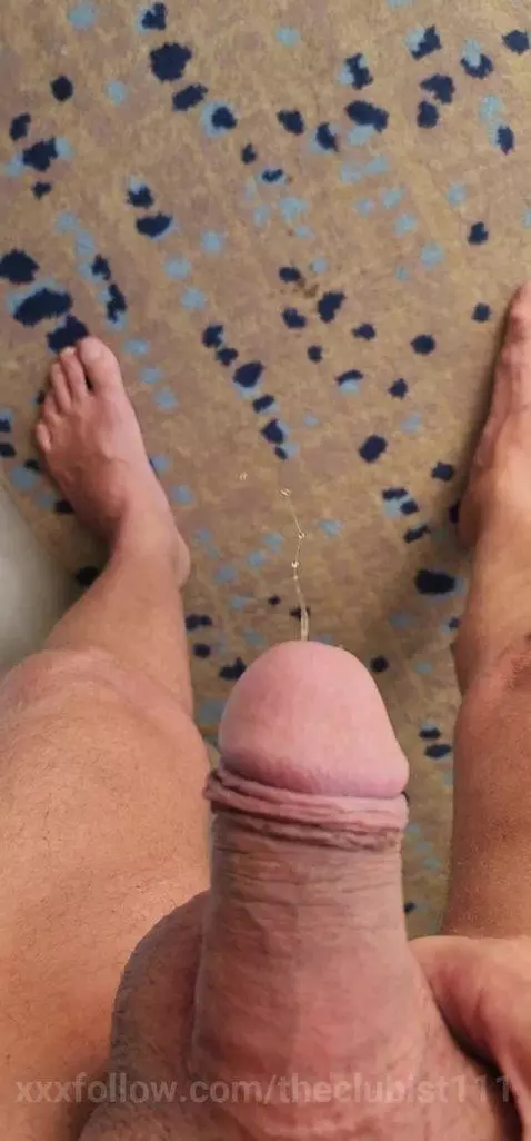 Precum from soft cock! by theclubist111