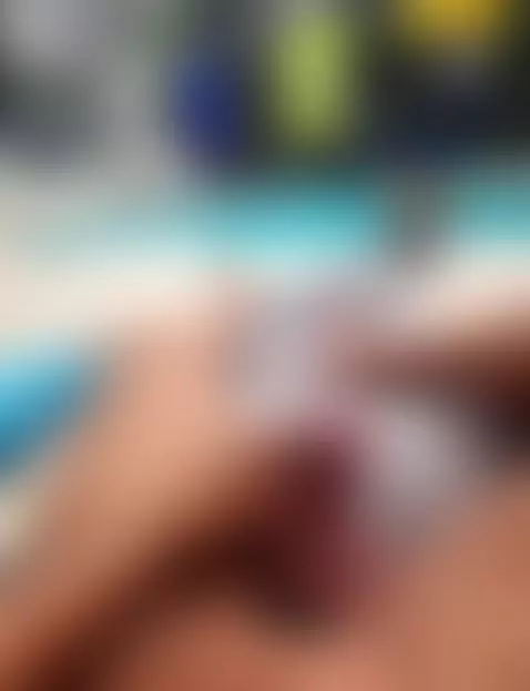 Hard cock by my pool by theclubist111