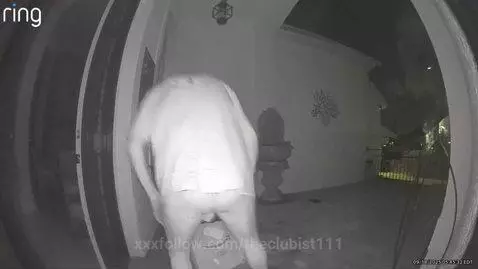 Security camera catches ny ass and balls! by theclubist111