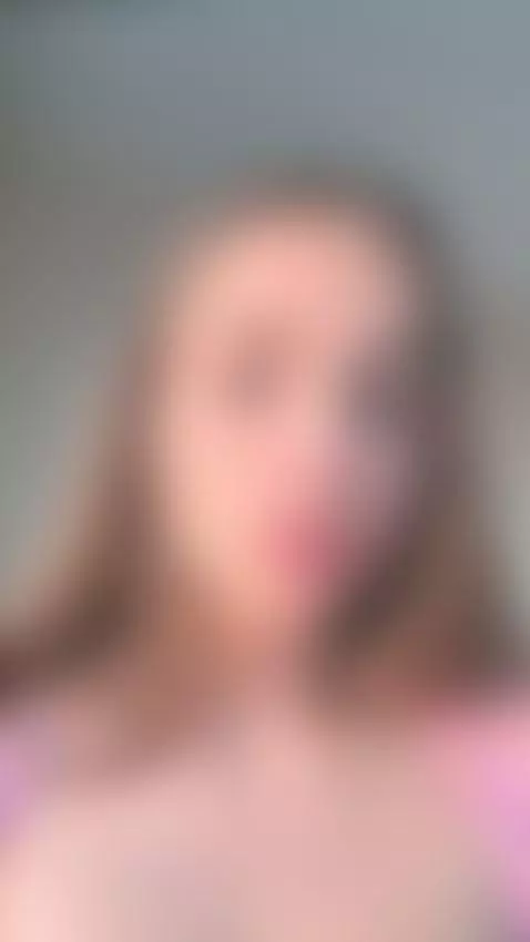 18+ Young babe's perky nude tits spilling from pink robe. by miaroseee