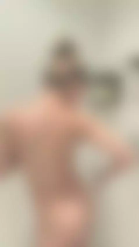 18+ Sexy nude ass under shower stream. by miaroseee