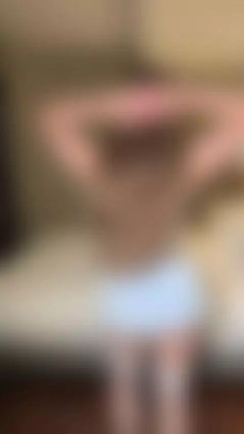 18+ Sexy brunette's frilly skirt teases perky ass in stockin... by miaroseee