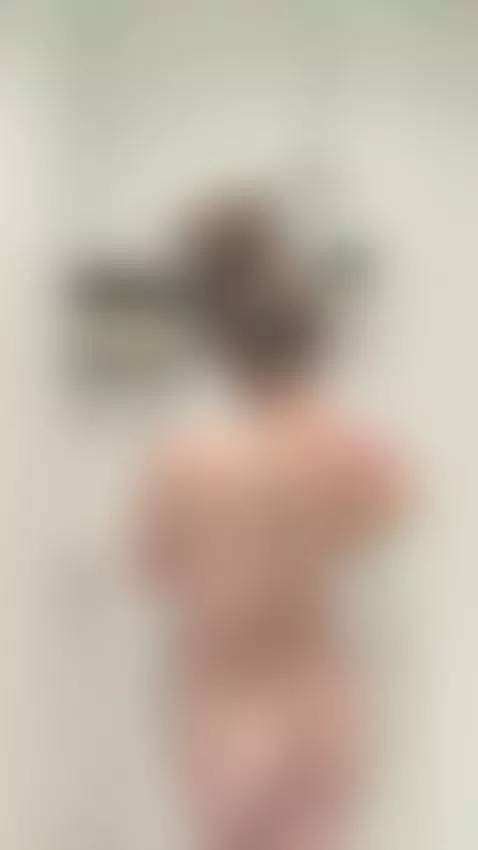 18+ Steamy nude ass tease in shower. by miaroseee