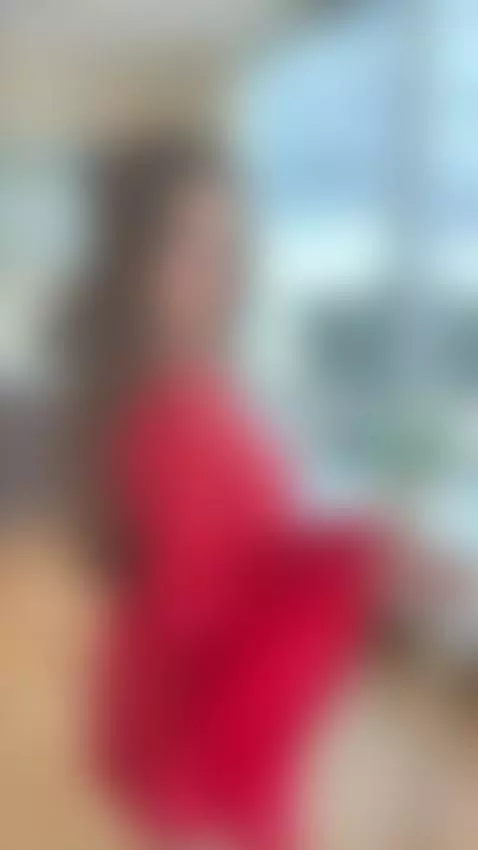 18+ Sexy nude ass tease from red robe drop. by miaroseee