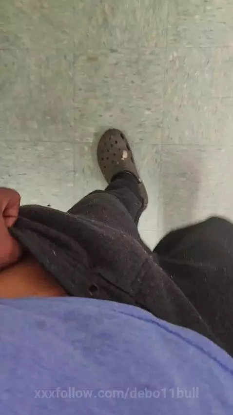 bbc free balling at work by debo11bull