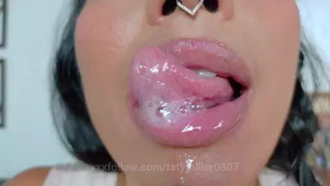 I wet my rich lips with saliva😈https://linktr.ee/tatymiller by tatymiller0807