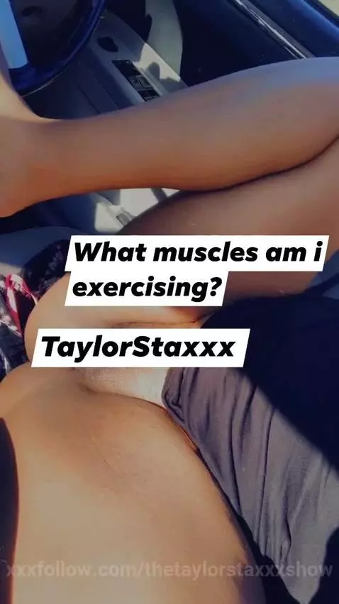 which muscles are being worked 👀 by thetaylorstaxxxshow