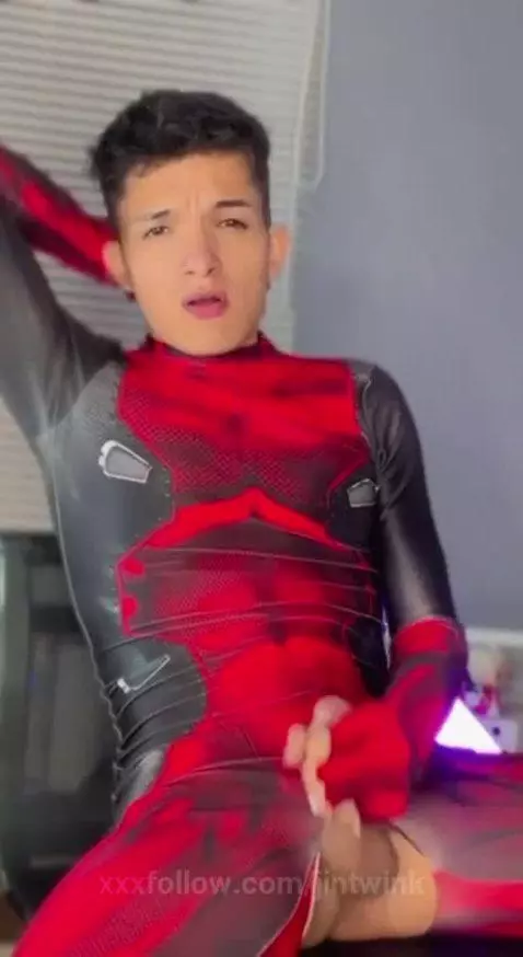 Jerking off with my deadpool custome, If you like roleplay y... by jintwink
