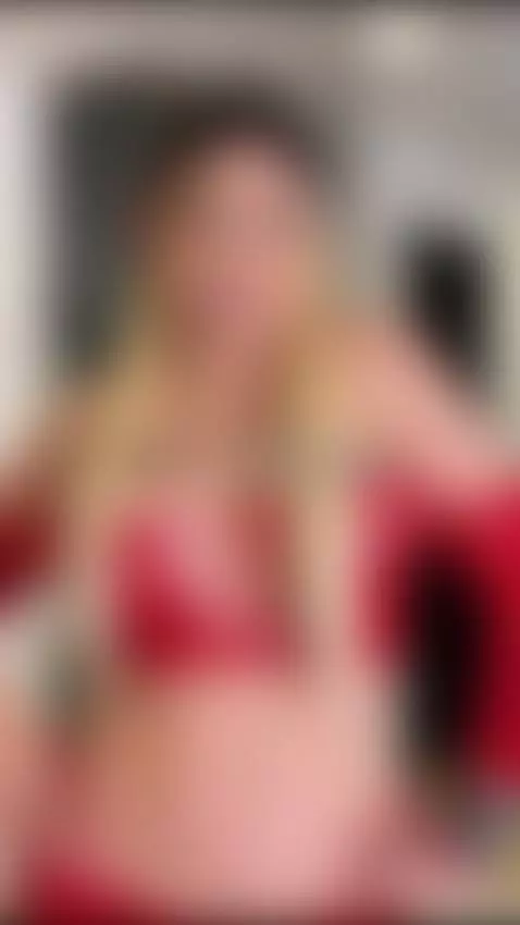 Beautiful blonde model in red lingerie, Vane Medina, fucks y... by brianevansx