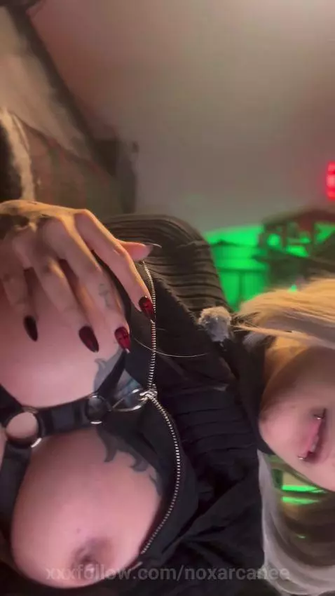 goth, cosplay, boobs by noxarcanee