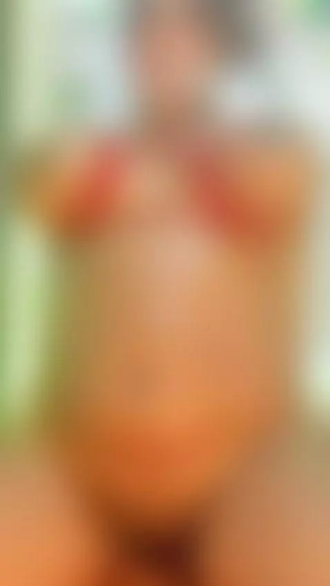 Submissive black woman with gagball and tied tits fucks her ... by firemorocha1