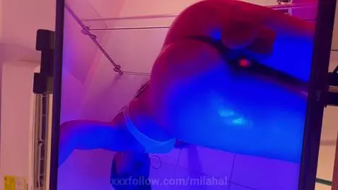 lady, ridedildo, bigass by milahal