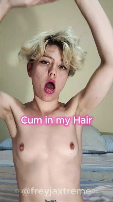 Cum in mi hair - Complete in my Profile by freyjaxtreme