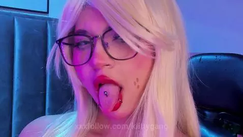 Cum on my lovely face... Would you like? 💦🥵 by kiittygang