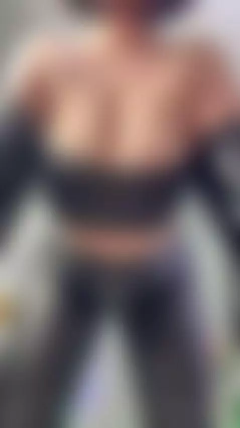 Cleavage in latex is my best argument 😏 by teachervikky