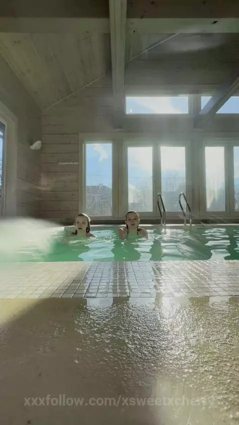 Bath time with sis by xsweetxcherry