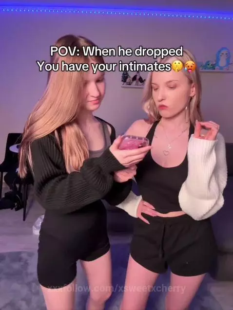 Pov: when he dropped you, you had your intimates by xsweetxcherry