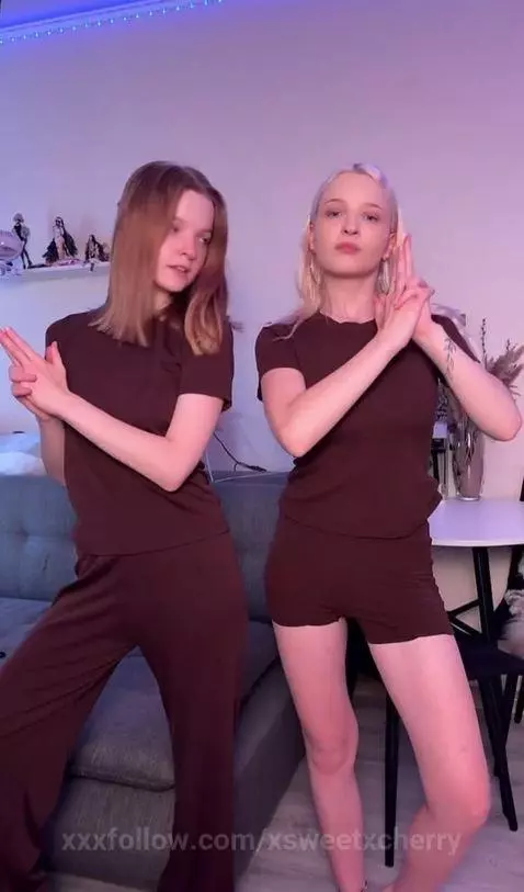 Sexy twins know how to turn heads by xsweetxcherry