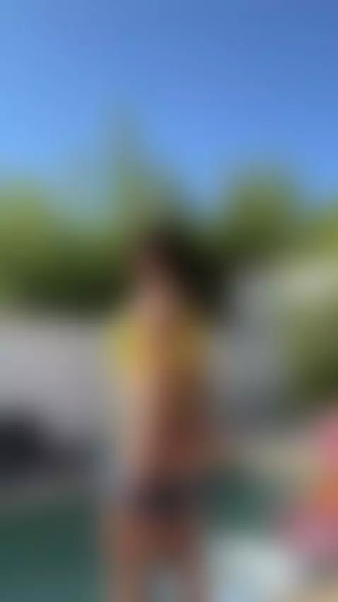 Poolside Strip: Jean Shorts Off – Brazilian Bikini Ass Shake by msmartinasmith