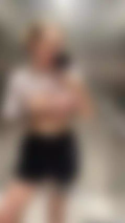 My sweet tits in the elevator by scarlett05