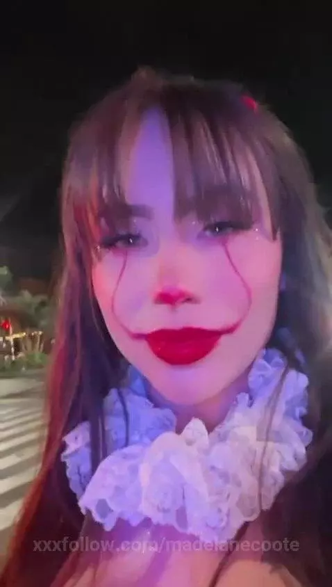 I was a sexy clown and I was getting someone to fuck me 😈🔥 by madelanecoote