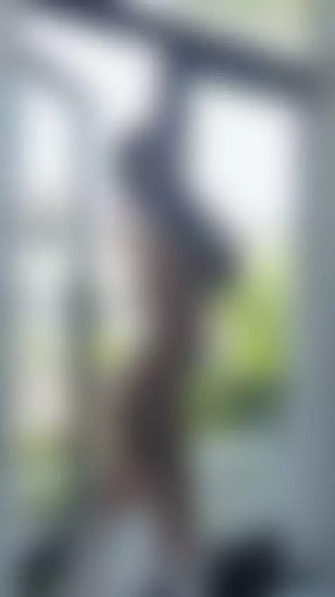 Tattooed hips tilted back as she leans against the doorframe... by jadiexbaddie