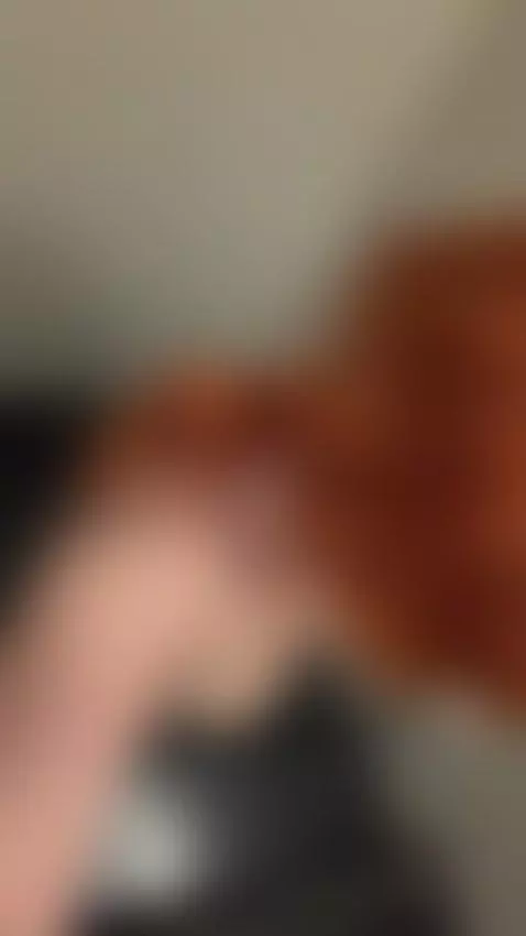 Red hair spills as she bends low over the stairs 🥵 by jadiexbaddie