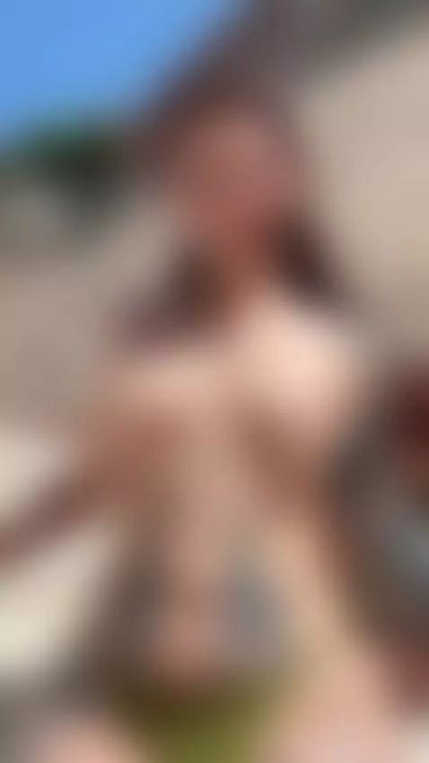 Spanking my udders—link in bio. by jadiexbaddie