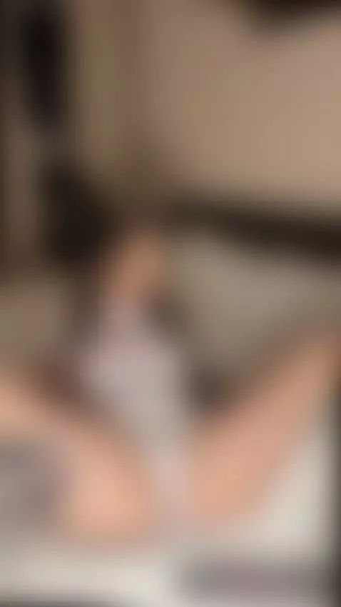 Legs spread wide on rumpled sheets, inviting touch. 😇 by jadiexbaddie