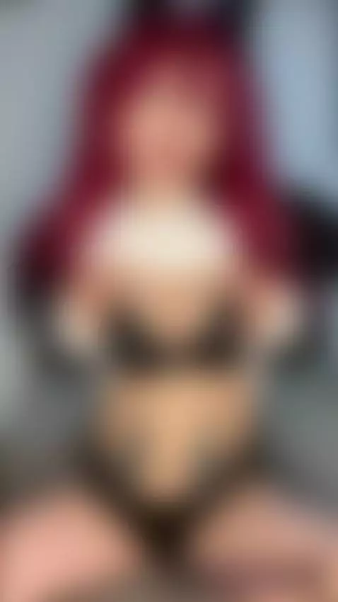 Tits spill from lace as she leans forward. 🤤 by jadiexbaddie