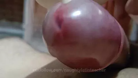Dripping til cum by naughtylatinteacher