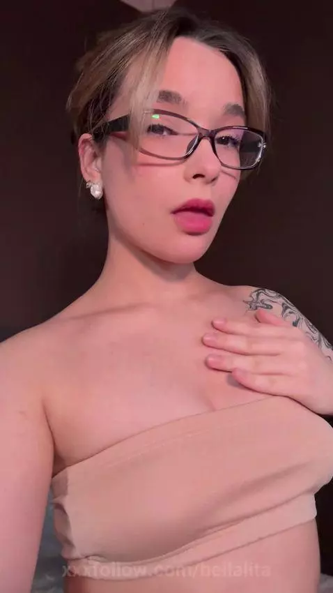 glasses, shygirl, bigboobs by bellalita