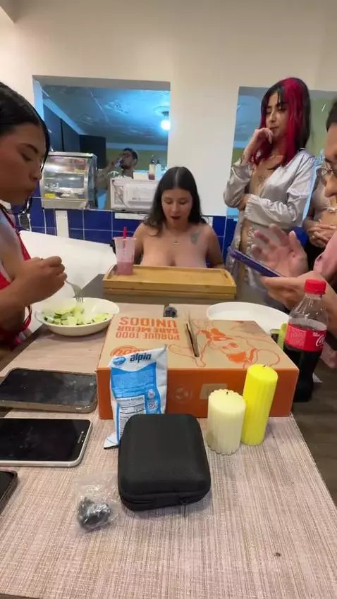 My friends want to have a dinner with my boobies!!!! ooops 🙈... by engelstonee