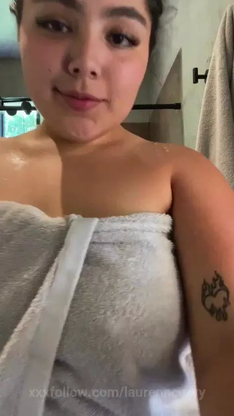 I gave myself a shower and went eager for sex by laurenncurvy