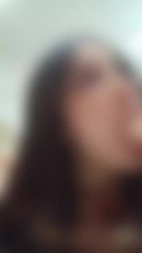 With my tongue outside, wishing to feel while my pussy asks ... by ashleeyross