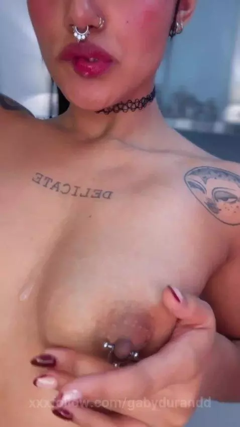 perforated tits and a lot of saliva by gabydurandd