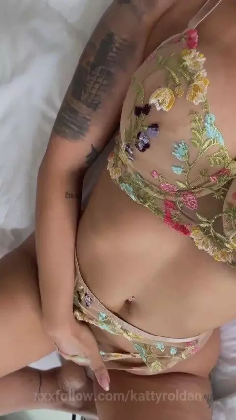 🔥 Playing with pleasure under my lingerie 💋 Want more? Join ... by kattyroldan