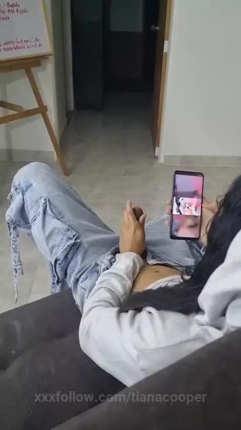 UPPS, my boss was discovered by playing with my cock at work... by tianacooper