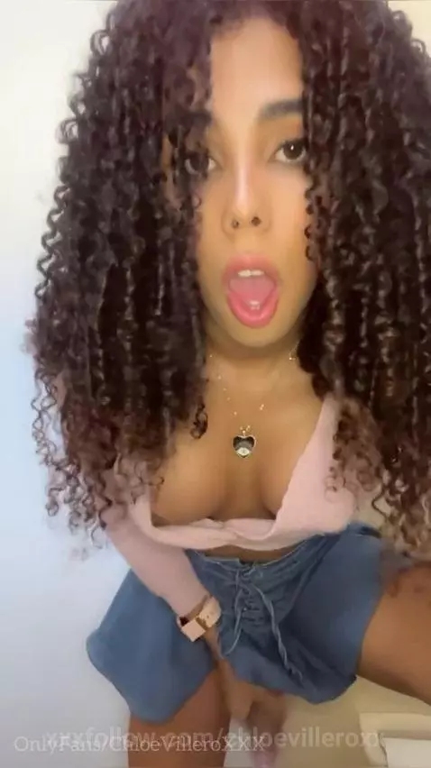 You find me like this in the work bathroom🔥😱 by chloevilleroxx