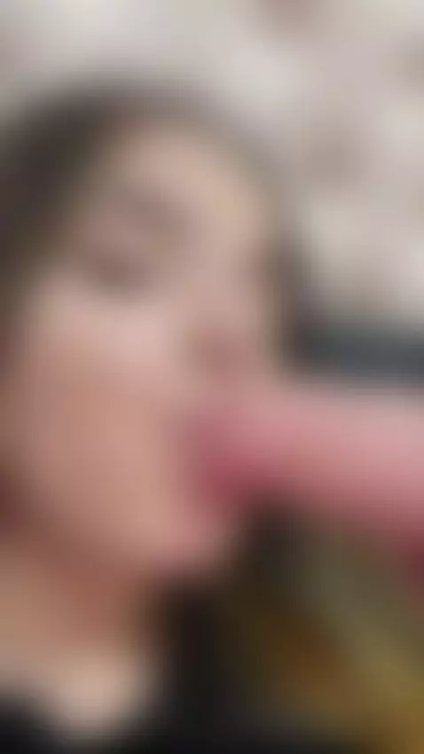 Gagging on toy before I ride it fast by kathrinewolf